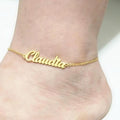 Custom Name Anklets (Jewelry) - [monabypearl]
