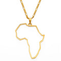 Africa Script Necklace